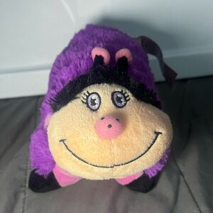 Pillow‎ Pets PeeWee Dreamy Purple Ladybug Plush 12” Limited Edition 2011